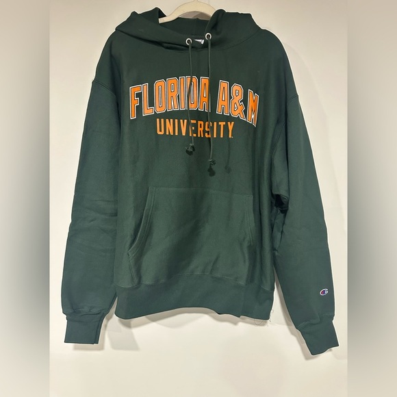 Florida A&M University Hoodie Mens XL Reverse Weave Champion Pullover Sweatshirt - Picture 1 of 3